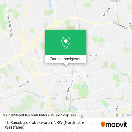 Tk Reisebüro-Tabakwaren Karte