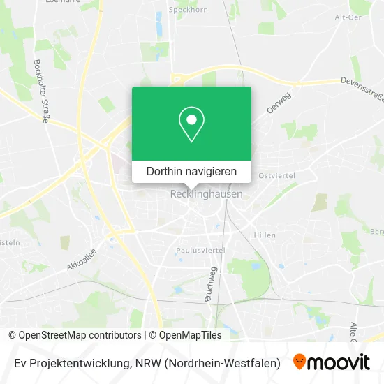 Ev Projektentwicklung Karte