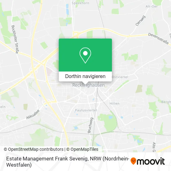 Estate Management Frank Sevenig Karte