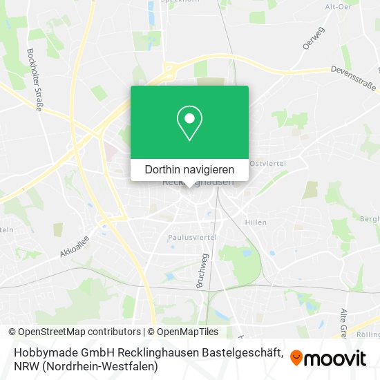Hobbymade GmbH Recklinghausen Bastelgeschäft Karte