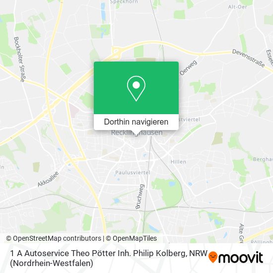 1 A Autoservice Theo Pötter Inh. Philip Kolberg Karte