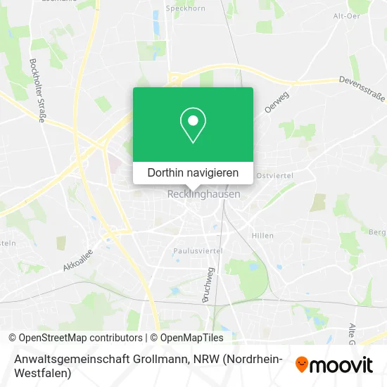 Anwaltsgemeinschaft Grollmann Karte