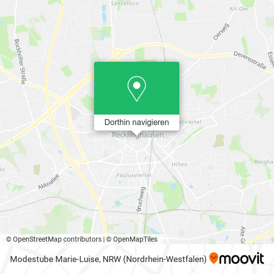 Modestube Marie-Luise Karte