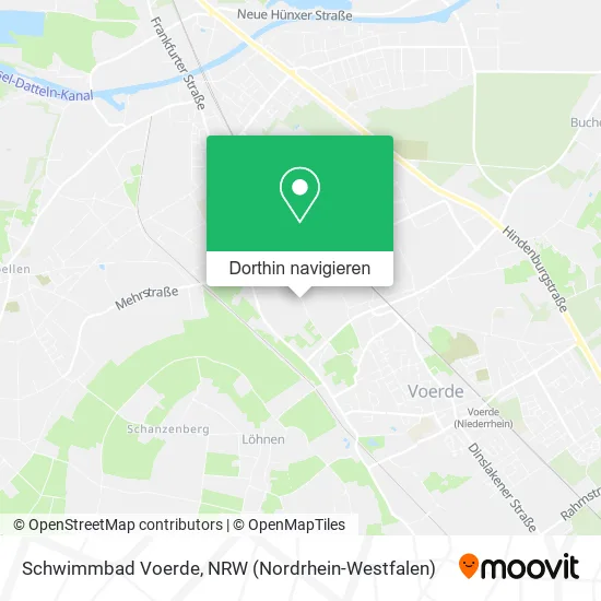 Schwimmbad Voerde Karte