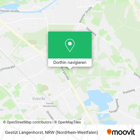 Gestüt Langenhorst Karte
