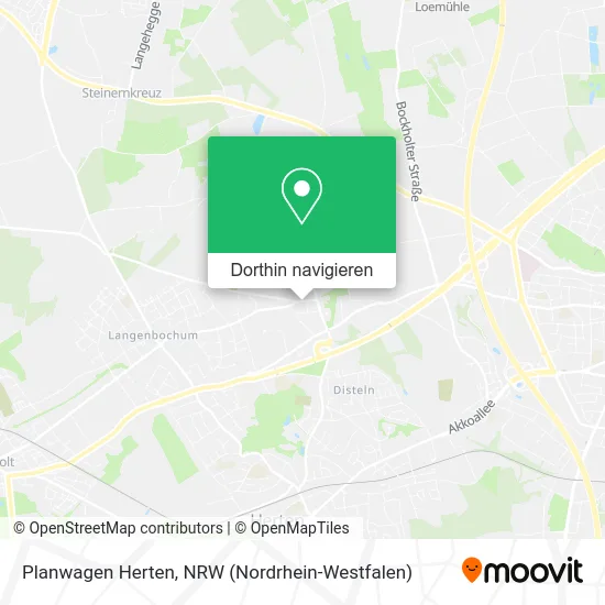 Planwagen Herten Karte