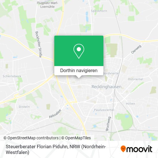 Steuerberater Florian Piduhn Karte