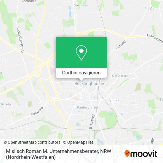 Mislisch Roman M. Unternehmensberater Karte