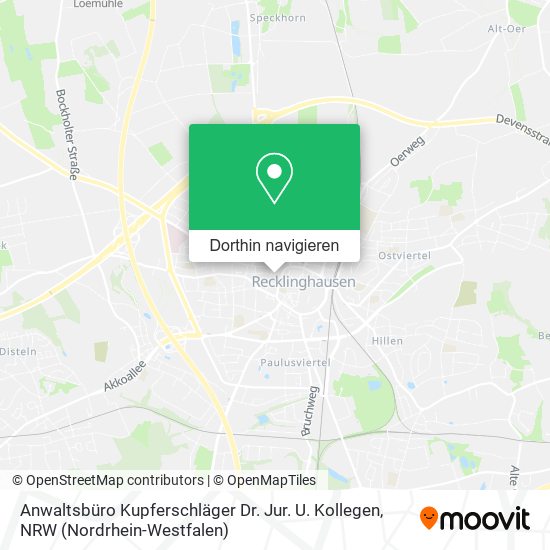 Anwaltsbüro Kupferschläger Dr. Jur. U. Kollegen Karte