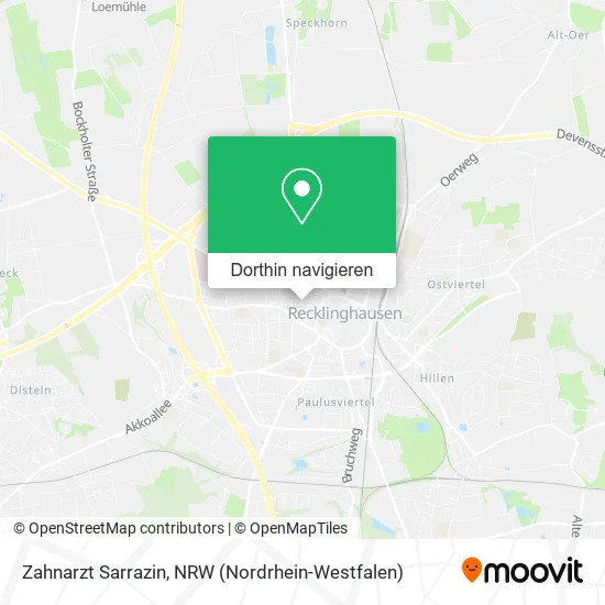 Zahnarzt Sarrazin Karte