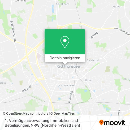 1. Vermögensverwaltung Immobilien und Beteiligungen Karte