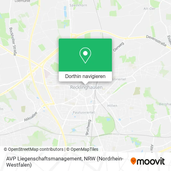 AVP Liegenschaftsmanagement Karte