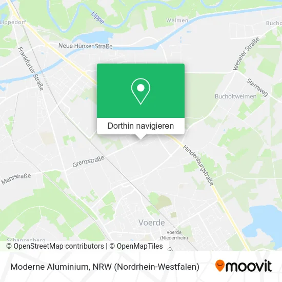 Moderne Aluminium Karte