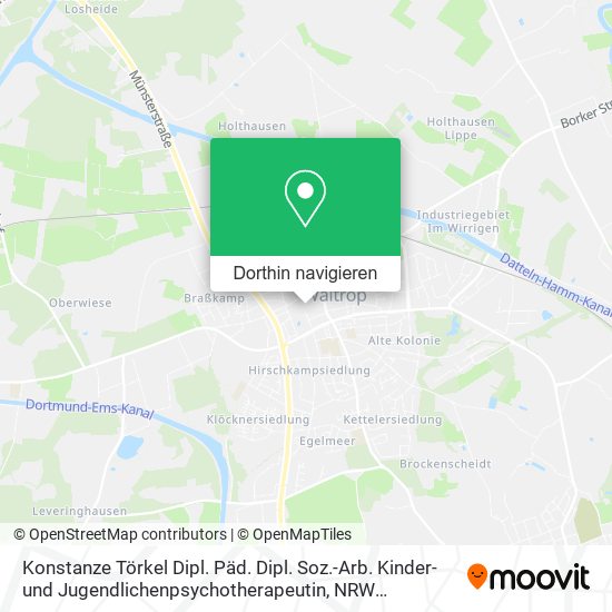 Konstanze Törkel Dipl. Päd. Dipl. Soz.-Arb. Kinder- und Jugendlichenpsychotherapeutin Karte