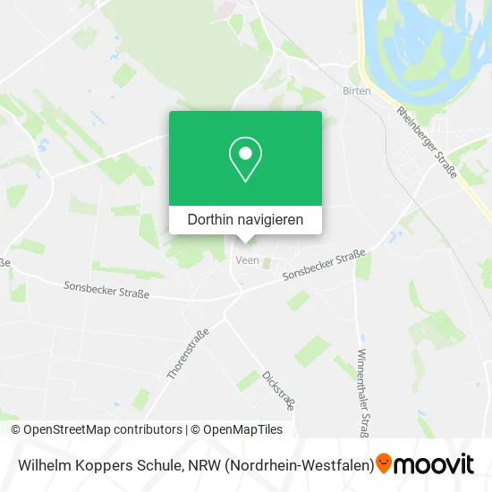 Wilhelm Koppers Schule Karte