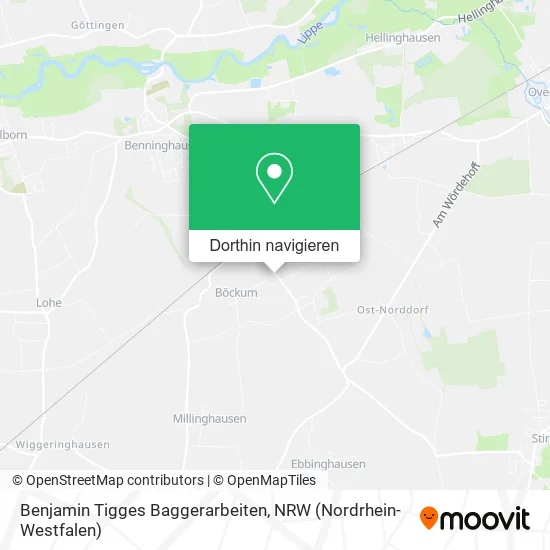 Benjamin Tigges Baggerarbeiten Karte