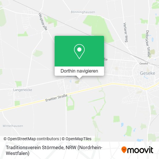Traditionsverein Störmede Karte