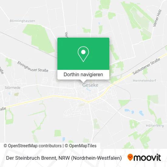 Der Steinbruch Brennt Karte