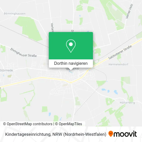 Kindertageseinrichtung Karte