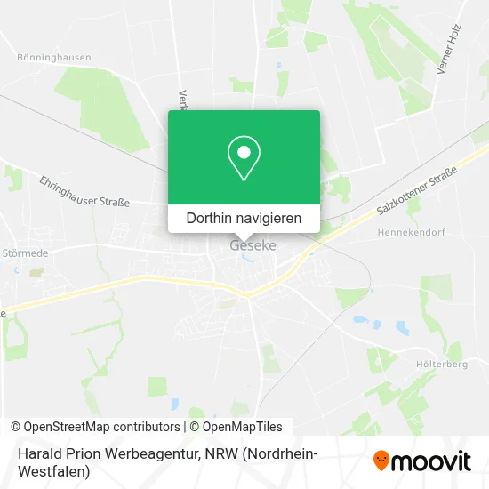 Harald Prion Werbeagentur Karte