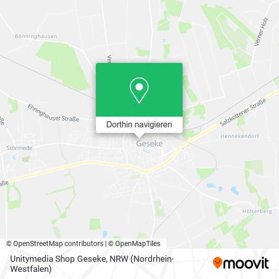 Unitymedia Shop Geseke Karte