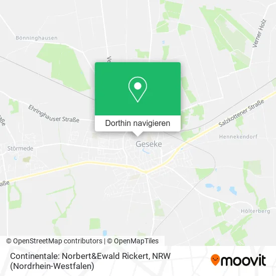 Continentale: Norbert&Ewald Rickert Karte