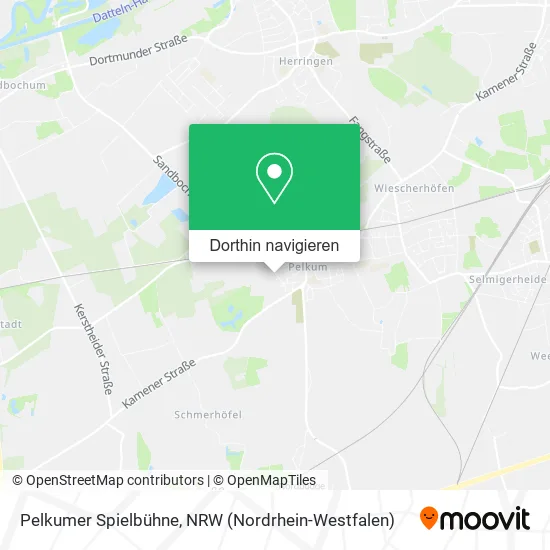 Pelkumer Spielbühne Karte