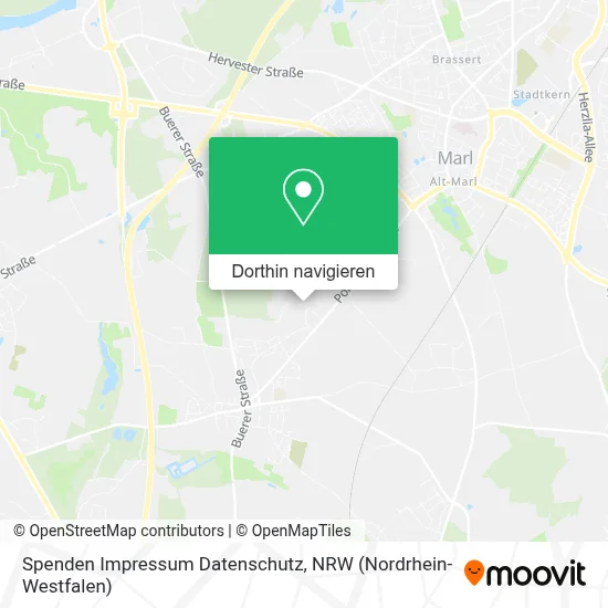 Spenden Impressum Datenschutz Karte