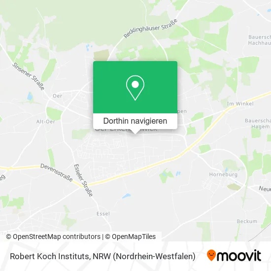 Robert Koch Instituts Karte