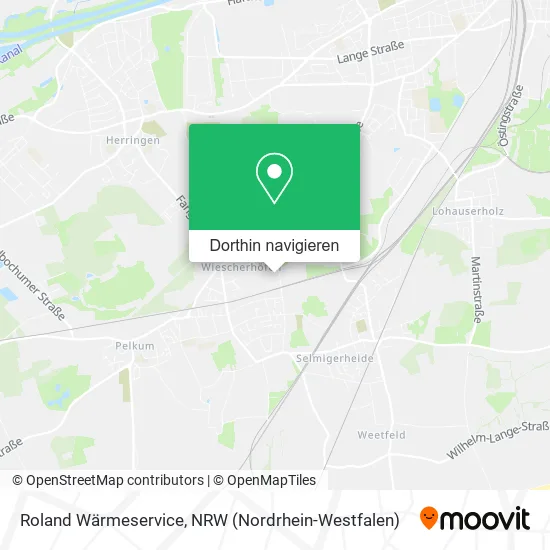 Roland Wärmeservice Karte