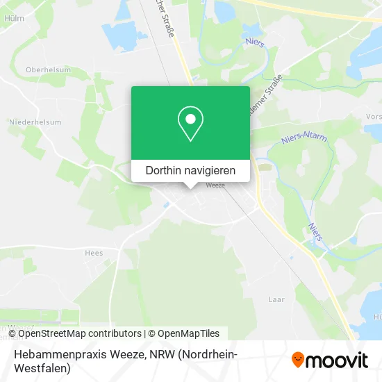 Hebammenpraxis Weeze Karte