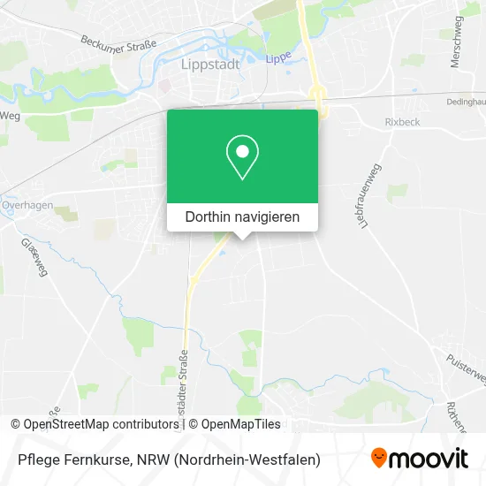 Pflege Fernkurse Karte