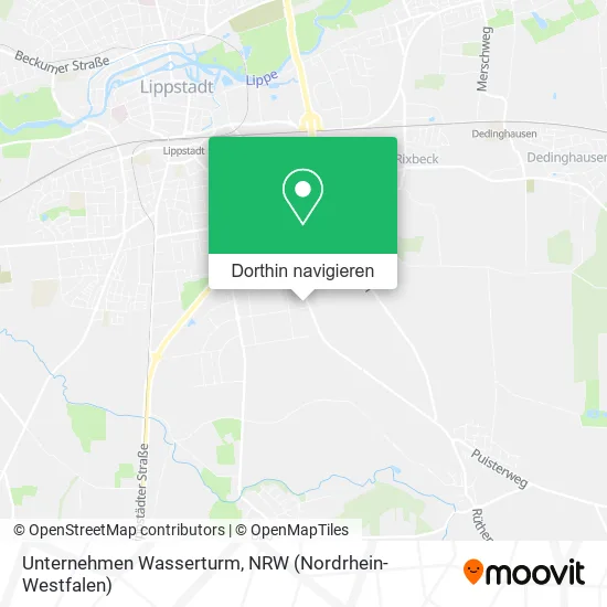 Unternehmen Wasserturm Karte