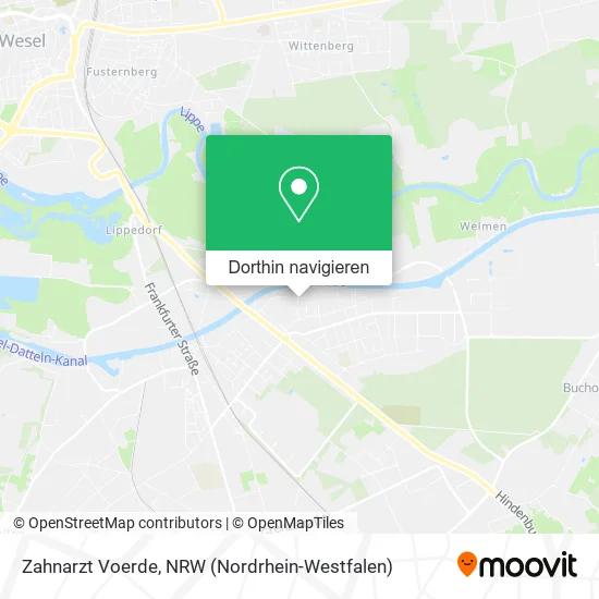 Zahnarzt Voerde Karte