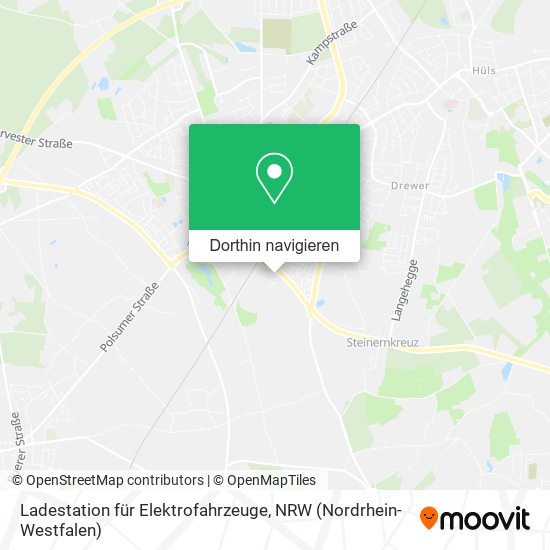 Ladestation für Elektrofahrzeuge Karte