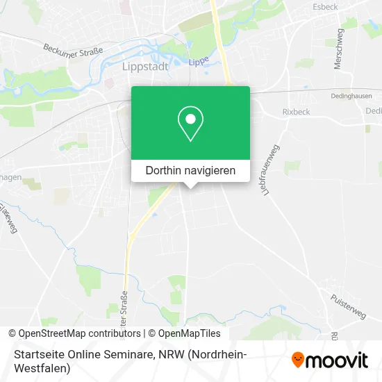 Startseite Online Seminare Karte