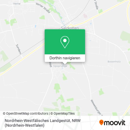 Nordrhein-Westfälisches Landgestüt Karte