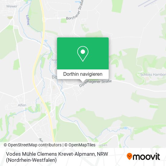 Vodes Mühle Clemens Krevet-Alpmann Karte