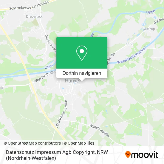 Datenschutz Impressum Agb Copyright Karte