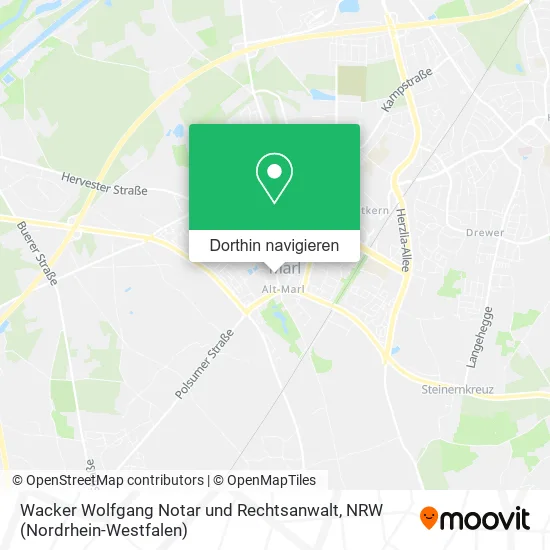 Wacker Wolfgang Notar und Rechtsanwalt Karte