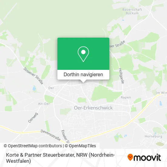 Korte & Partner Steuerberater Karte