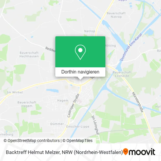 Backtreff Helmut Melzer Karte