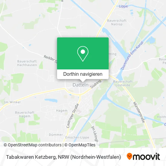 Tabakwaren Ketzberg Karte