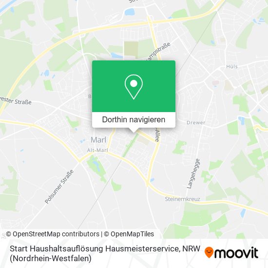 Start Haushaltsauflösung Hausmeisterservice Karte