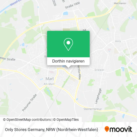 Only Stores Germany Karte