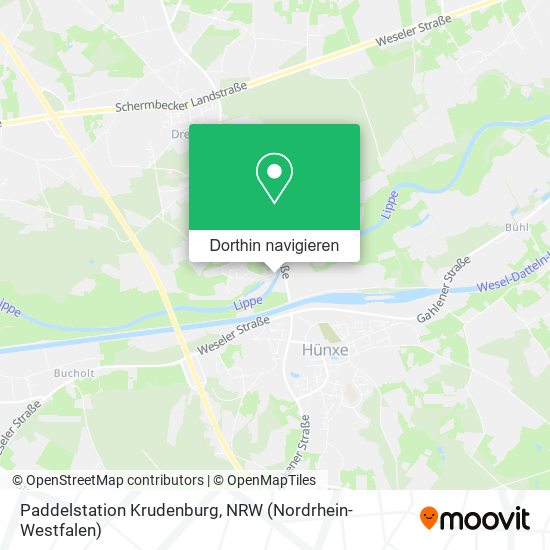 Paddelstation Krudenburg Karte