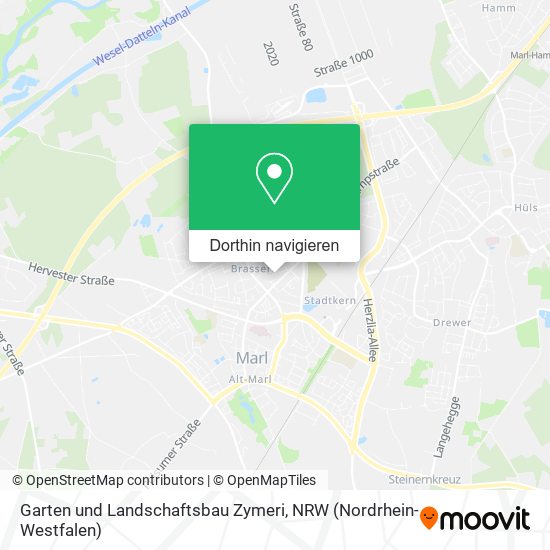 Garten und Landschaftsbau Zymeri Karte