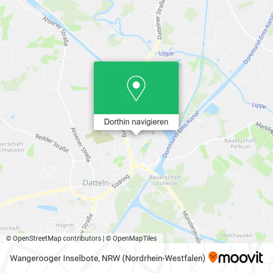 Wangerooger Inselbote Karte