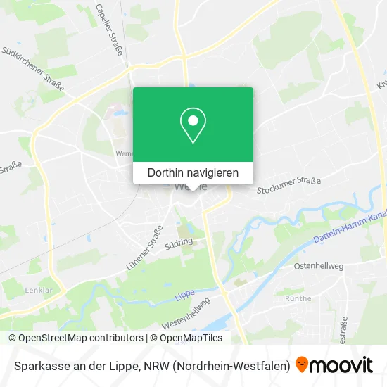 Sparkasse an der Lippe Karte