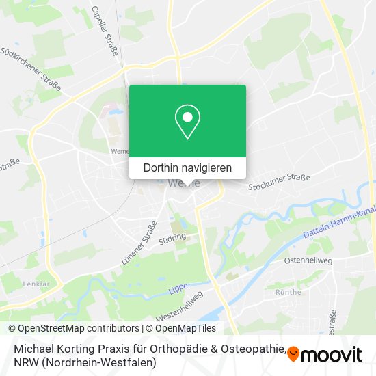 Michael Korting Praxis für Orthopädie & Osteopathie Karte